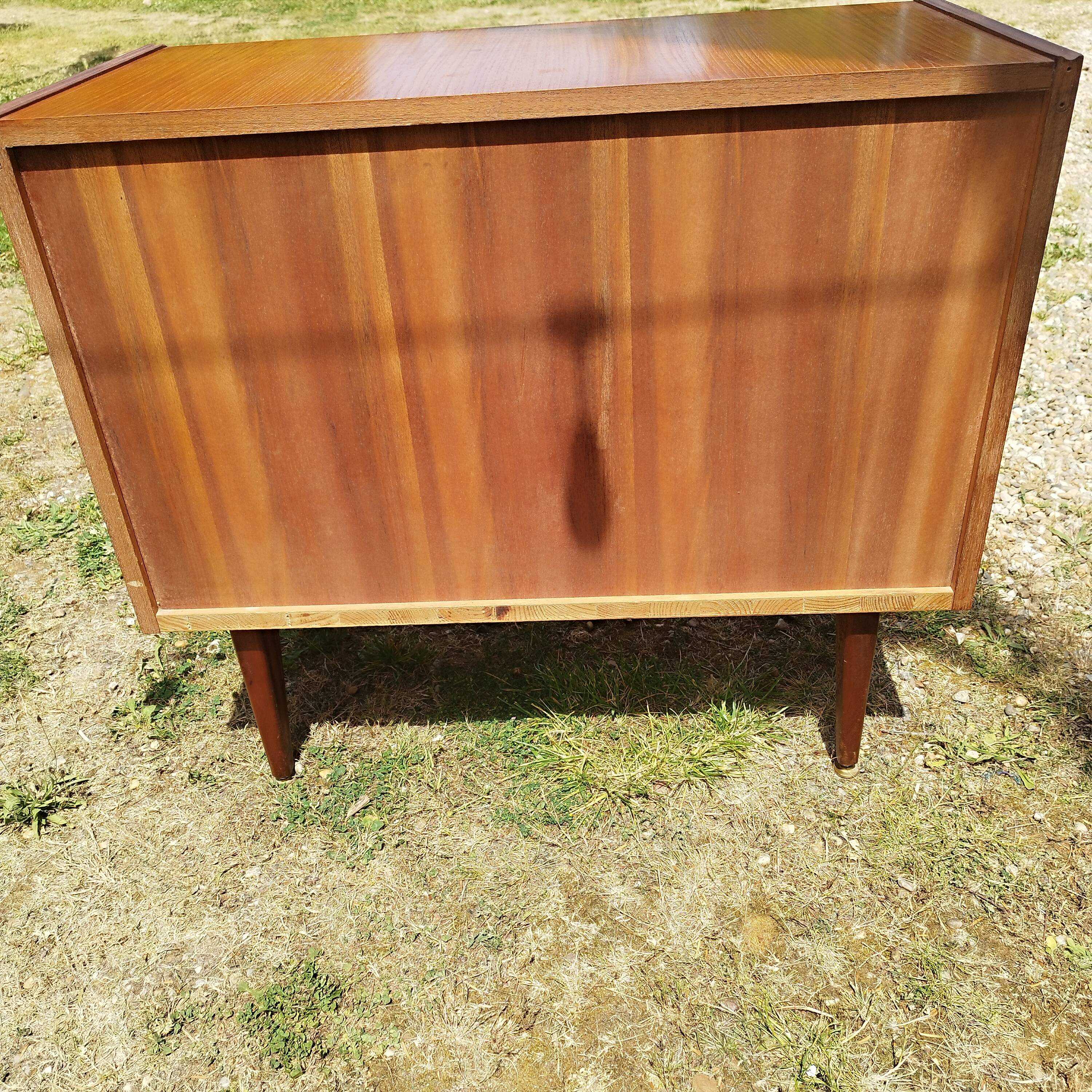 Vintage teak chest of drawers