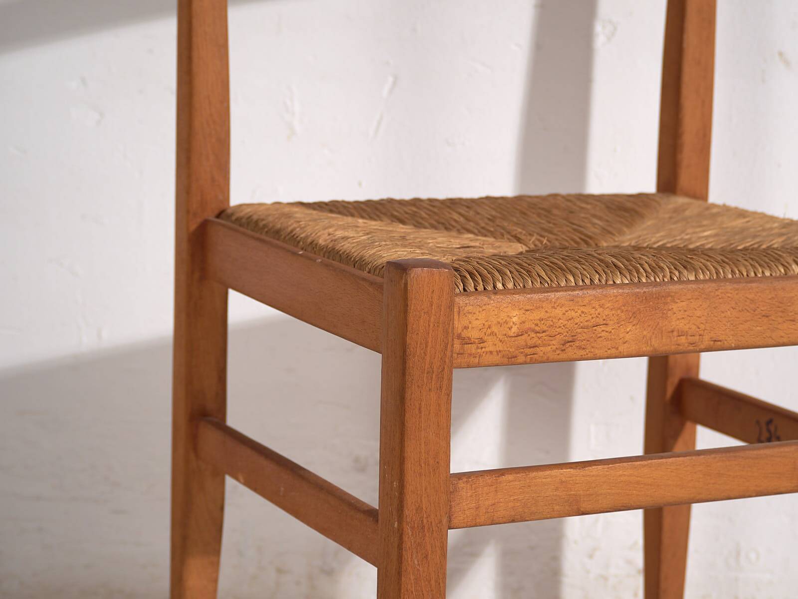 Antique rattan chair (c.1920) #7