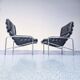 Paire de chaises Nagoya  SZ09 par Martin Visser pour Spectrum ,années 1974