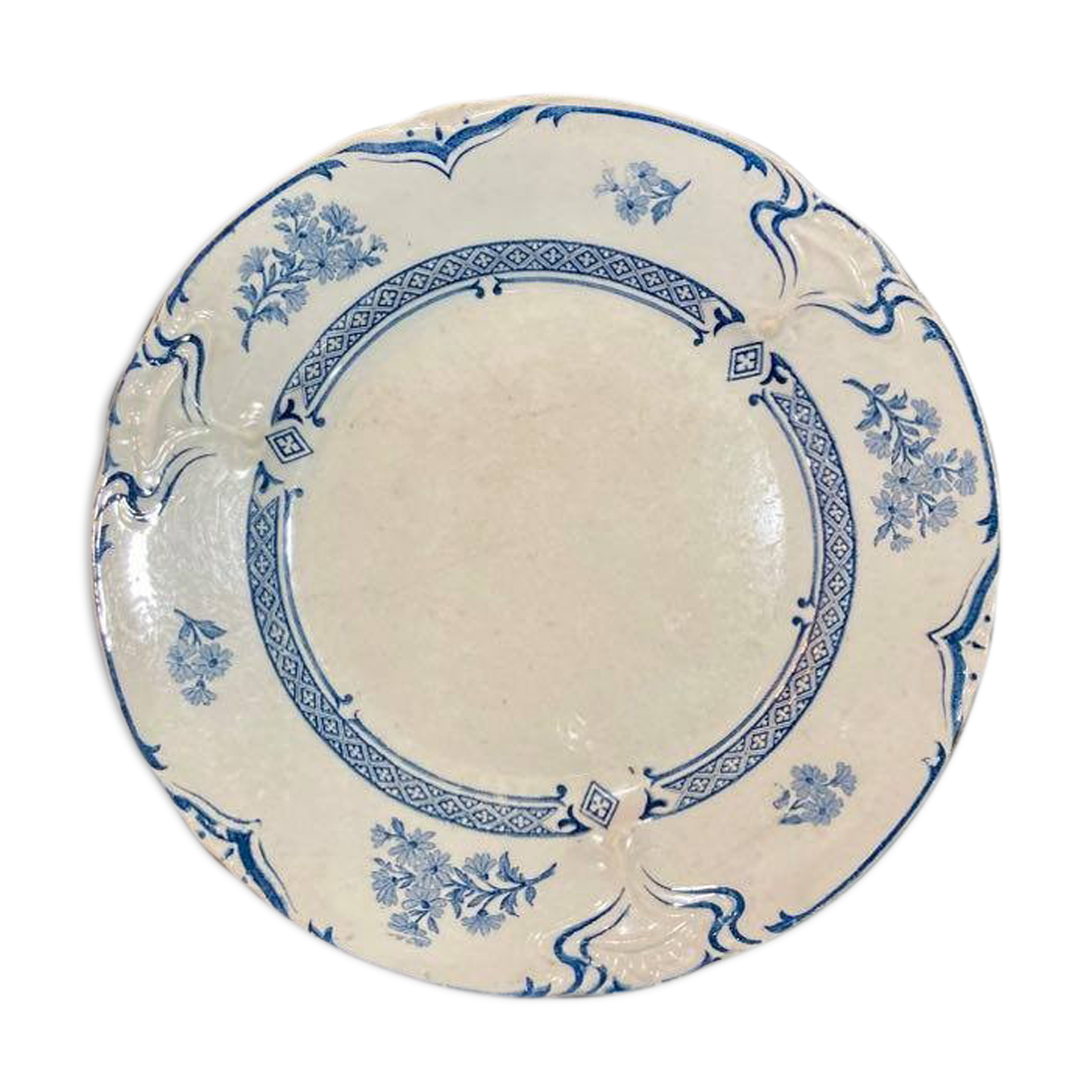 St. Amand Plate and Blue Manon Model Hamage