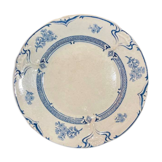 Assiette Saint-Amand et Hamage modèle Manon bleue