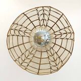 Art Deco wall lamp in mother-of-pearl wheat ear