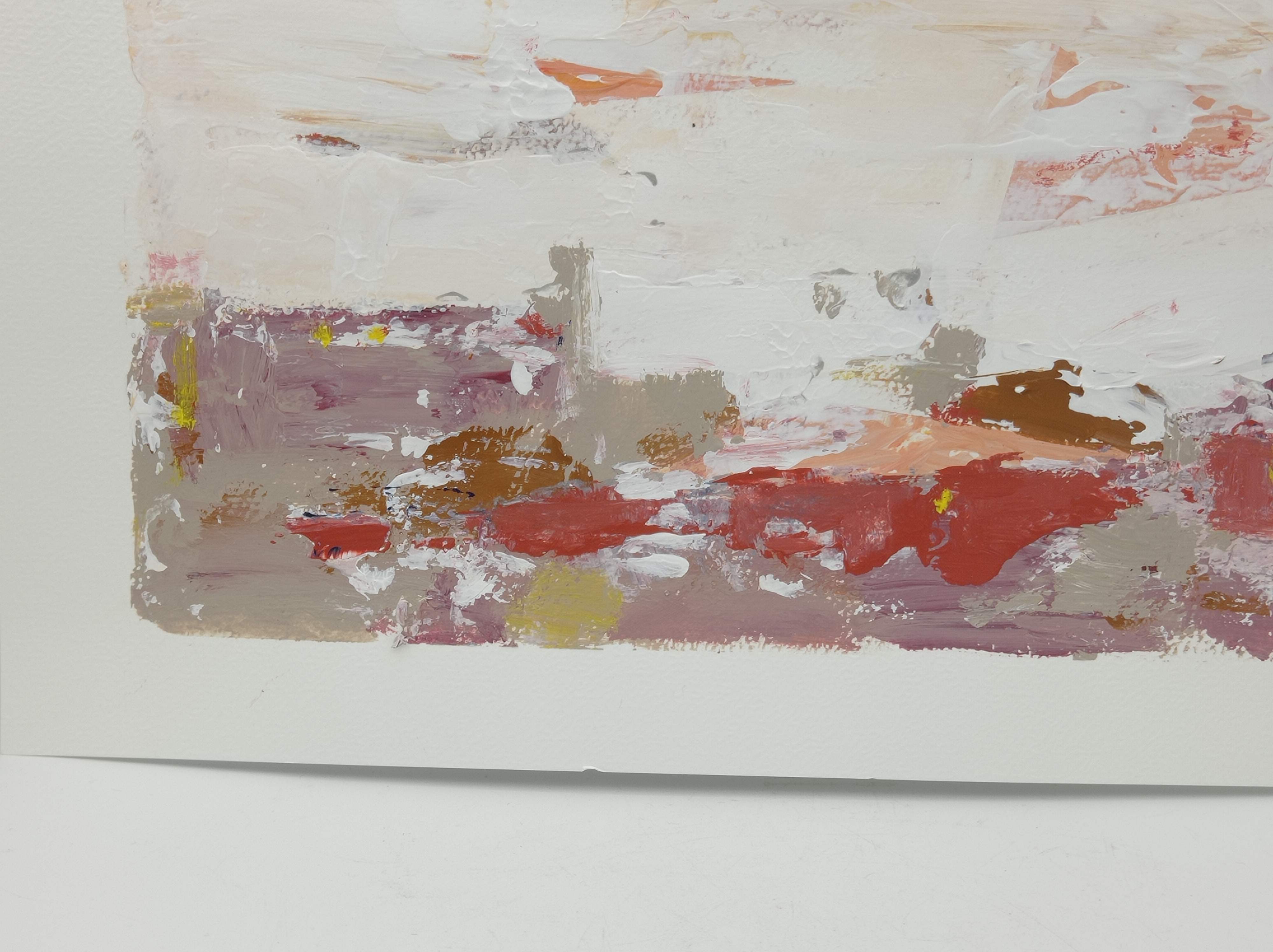 Abstract landscape painting