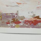 Abstract landscape painting