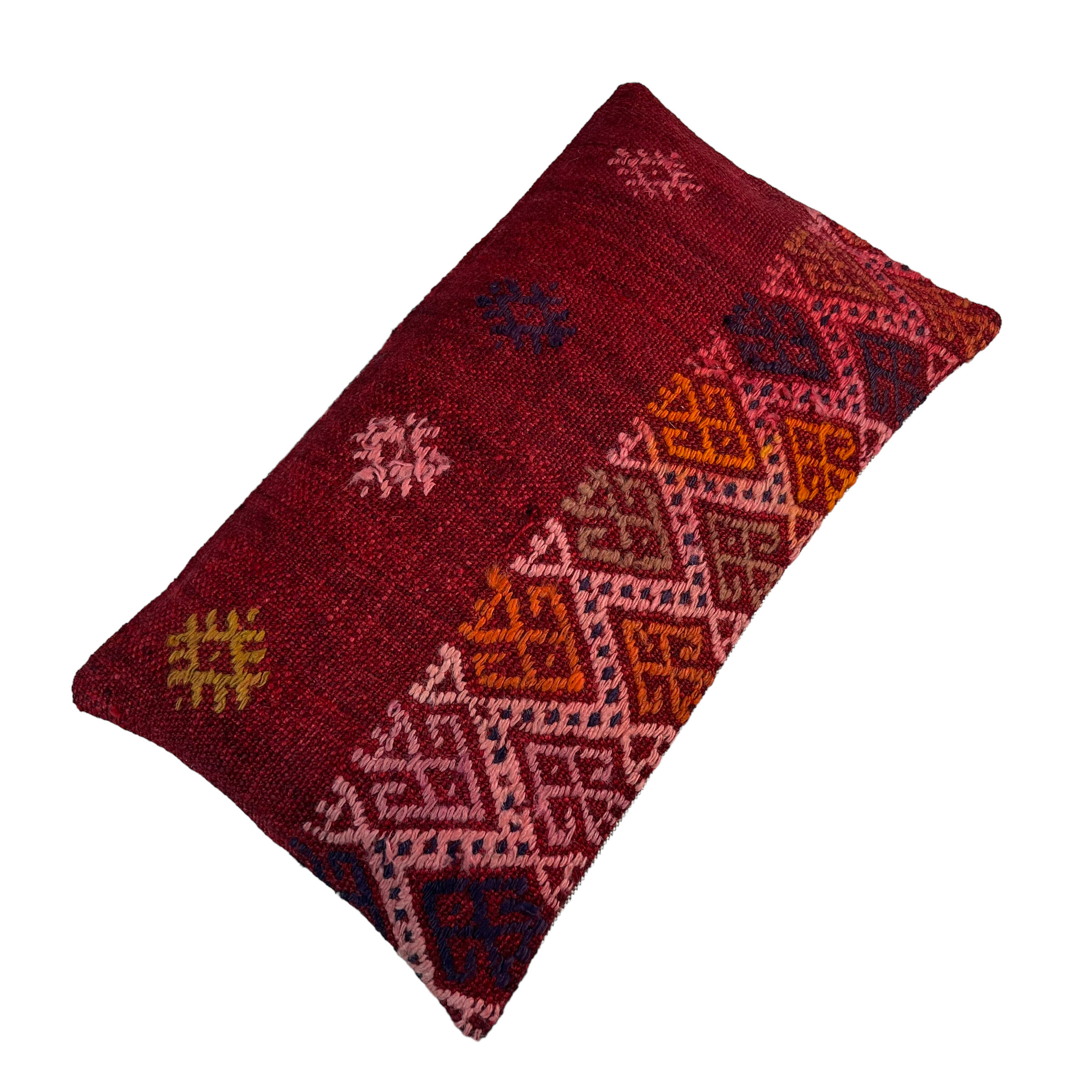 Vintage turkish kilim cushion cover 30x50cm