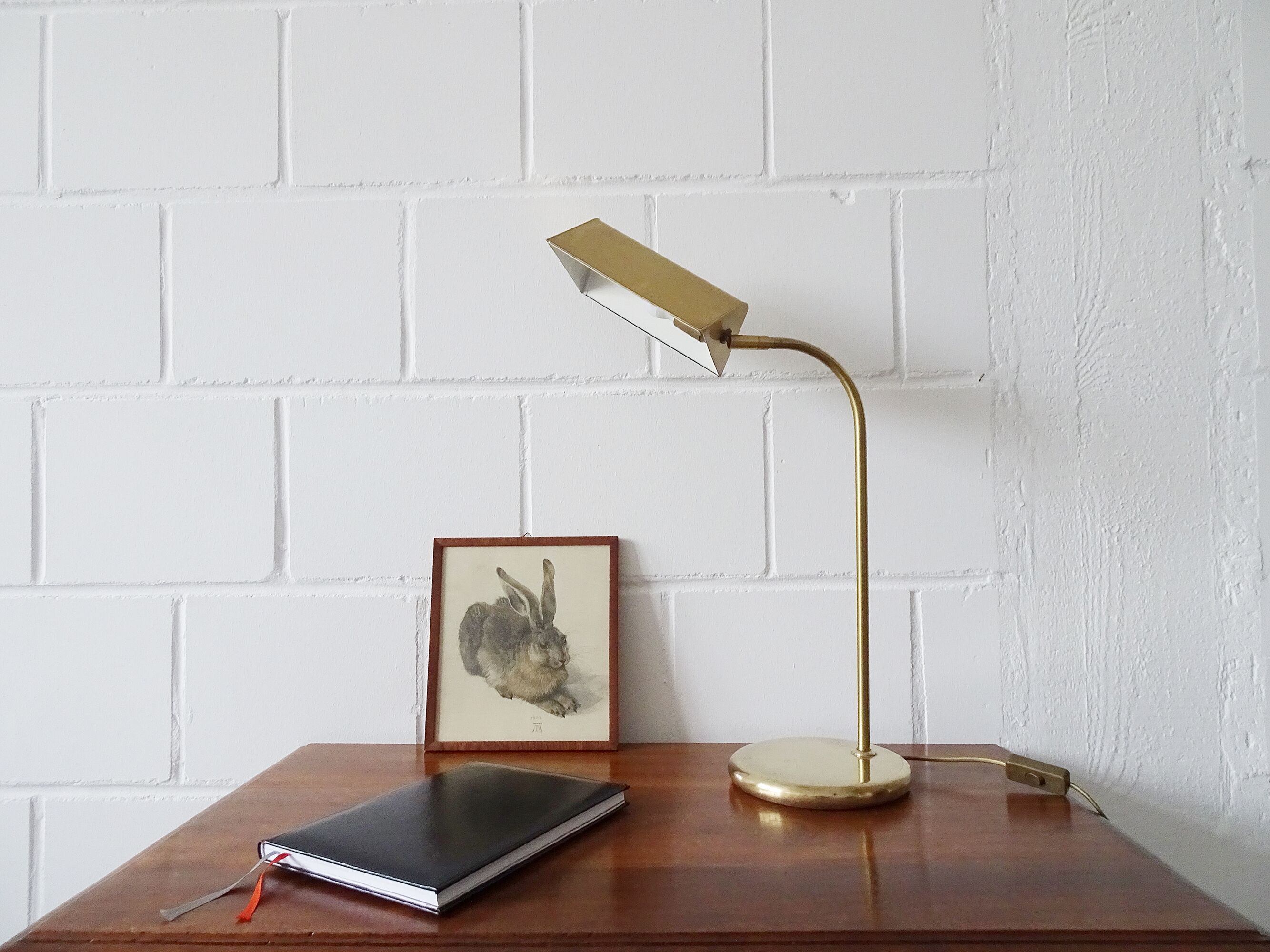 Brass desk lamp from OMI