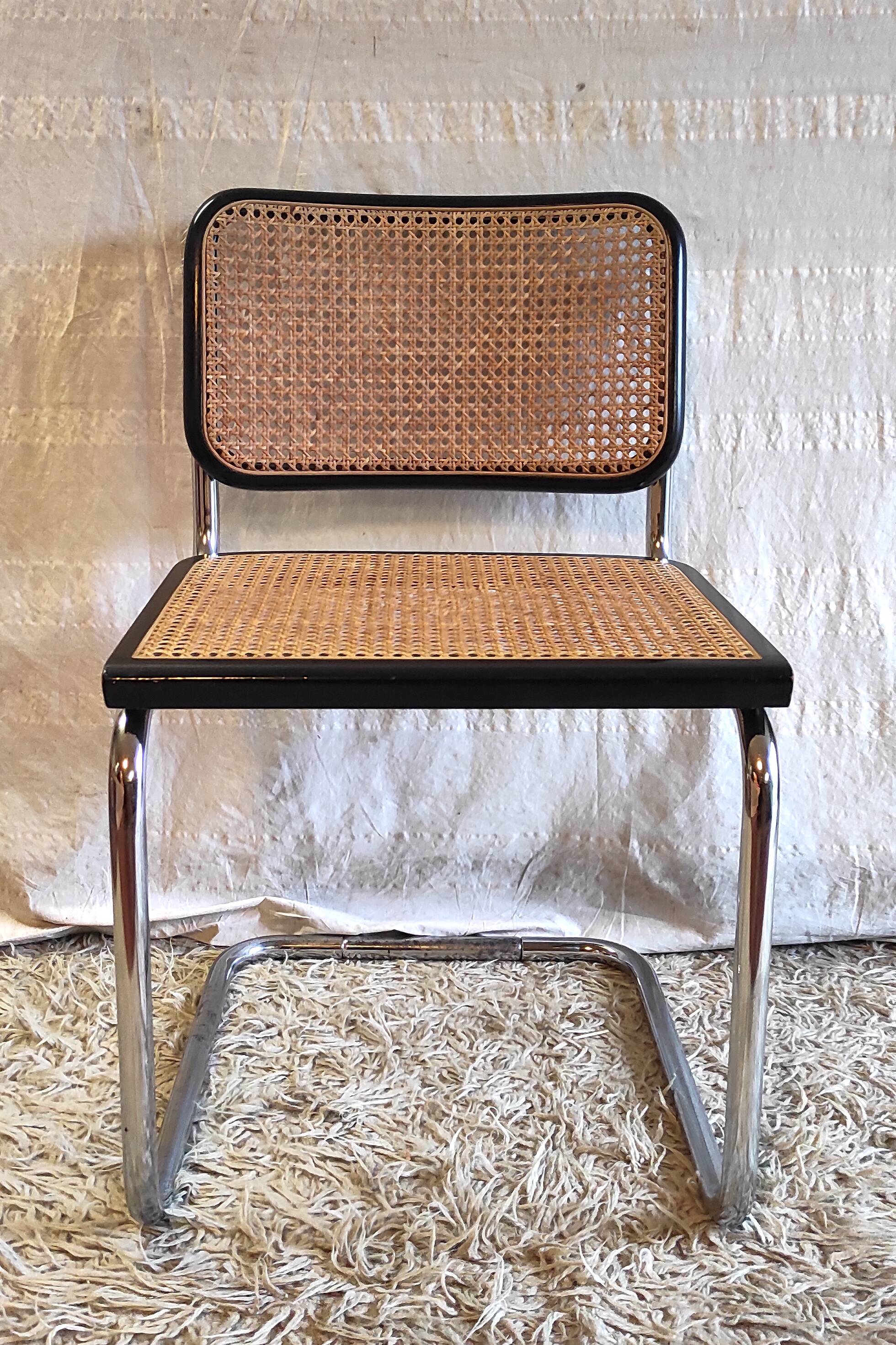 Chaise type cesca B32 (Italy) - années 80