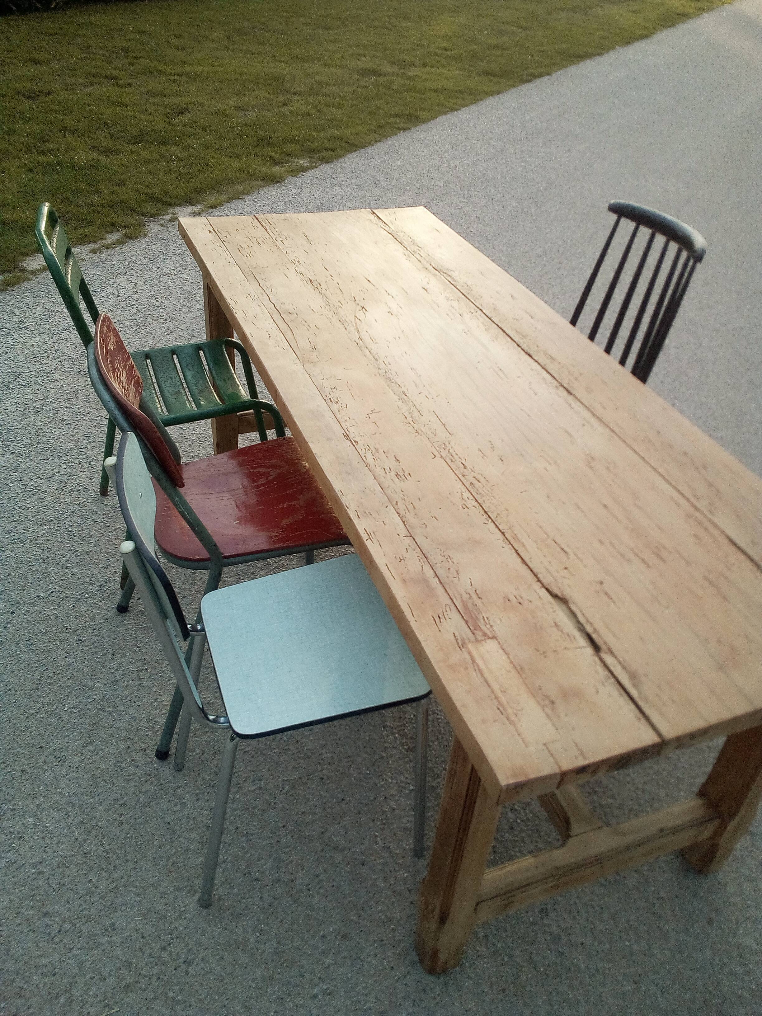 Old farm table