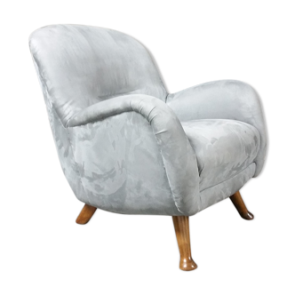 Fauteuil club EGG Suedois Teddy par Berga Mobler, 1940