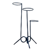 Vintage geometric steel plant holder