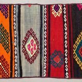 Old Turkish narrow Kilim Runner 250x44 cm shabby chic, vintage kelim