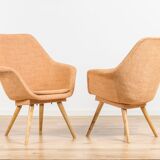 Ensemble de 2 fauteuils par M. Navratil, années 60