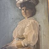 Photographie argentique ancienne, portrait , XIX siècle
