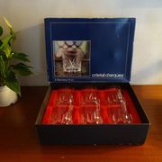 6 glasses of crystal whisky of Arques - Model Cheverny - 30 cl in box