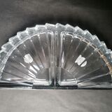Bookends in crystal art deco style
