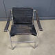 LC-1 chair in black ponyskin by Le Corbusier for Cassina 1970s