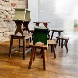 Tabouret de traite vintage