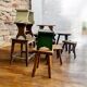 Tabouret de traite vintage