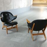 Chair cocktail Danish of Carl Edward Matthes Scandinavian vintage 50-60 years