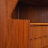 Teak corner cabinet, Danish design, 1970s, production: Denmark