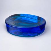 Cendrier bleu par V. Nason en verre de Murano, Italie, 1960