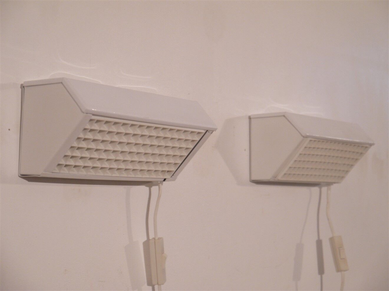 Pair of vintage Scandinavian wall lamps 1970