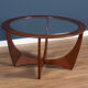 Retro Teak Round 'Astro' 'Fresco' Coffee Table By Victor Wilkins For G Plan
