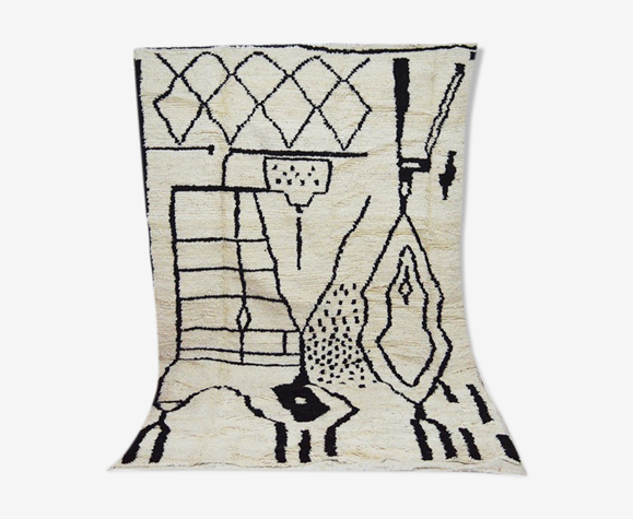Tapis berbère abstrait 293 x 190 cm
