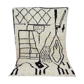 Abstract berber carpet 293 x 190 cm