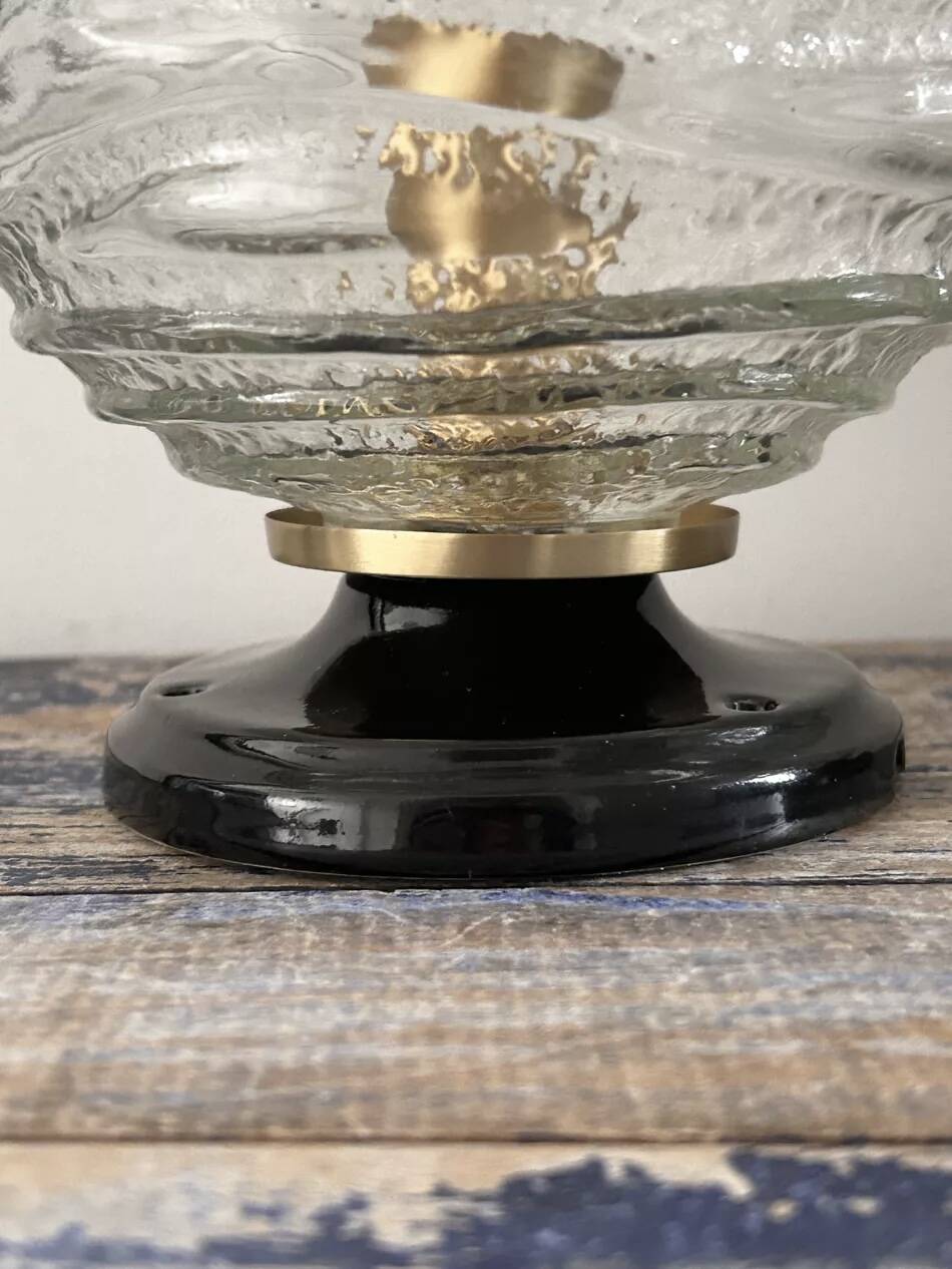 Pair of seventies globe wall lights