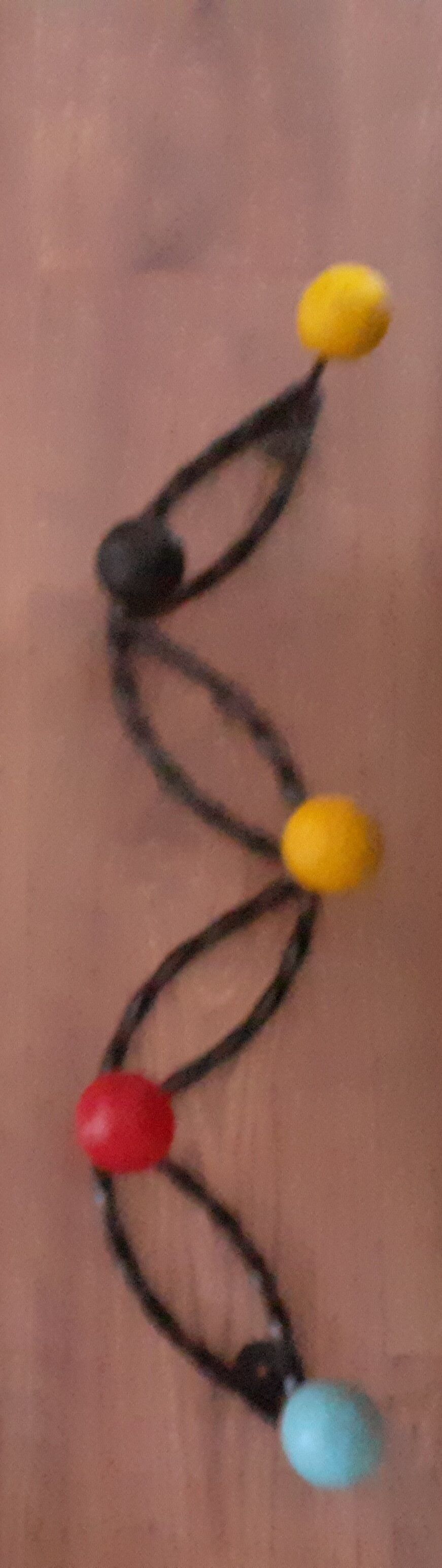 Vintage wall coat rack