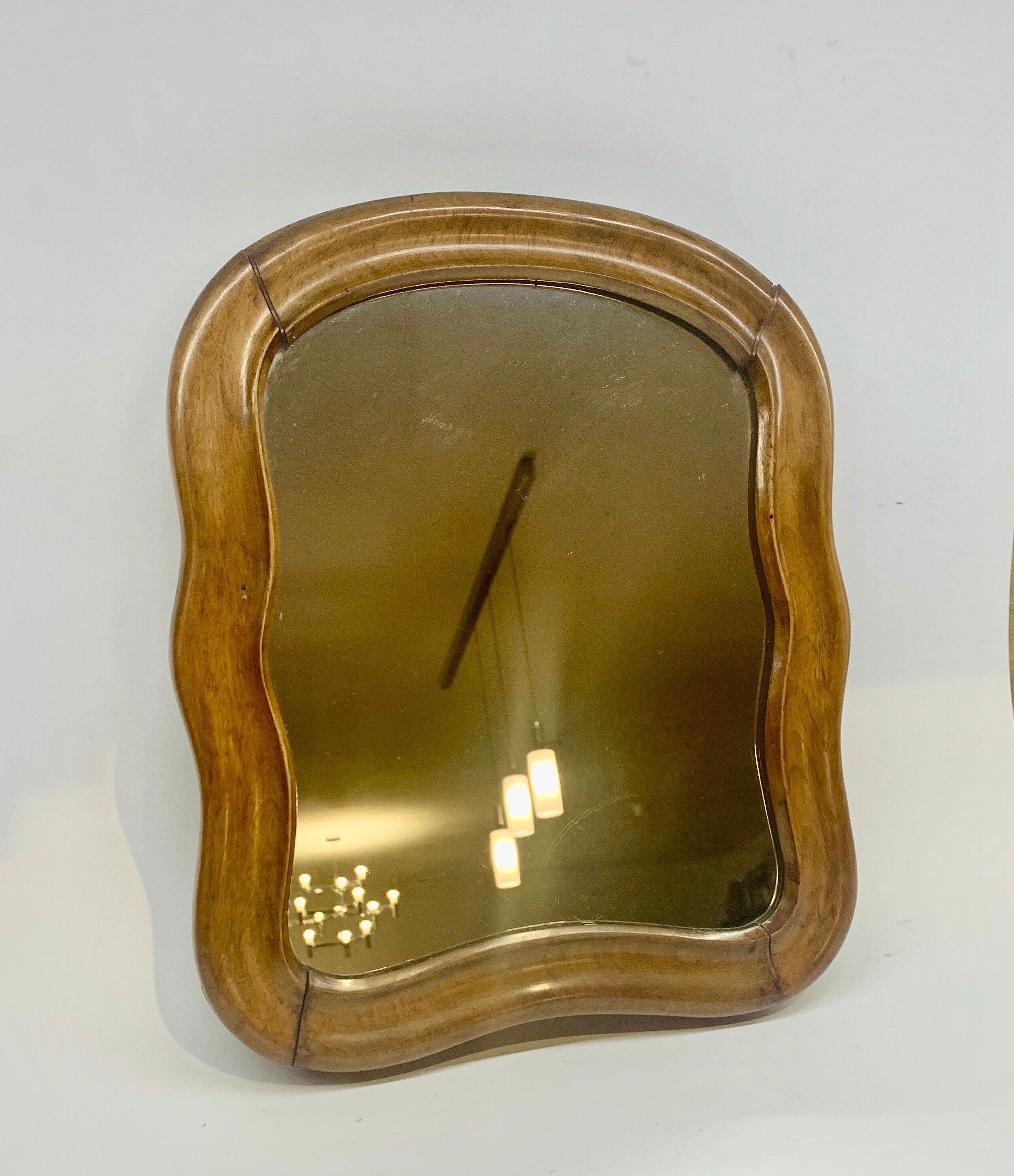 Art deco wall mirror 35x26 1940s