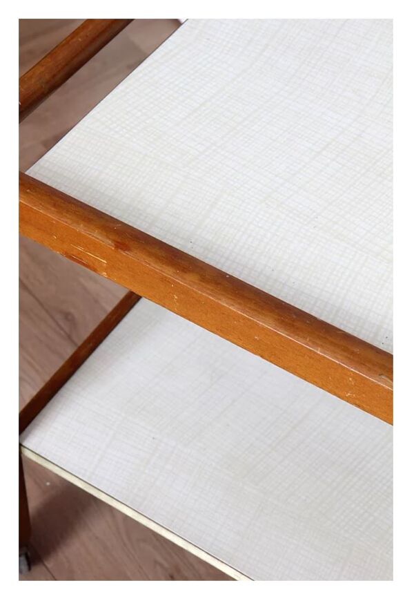 Desserte en bois et formica