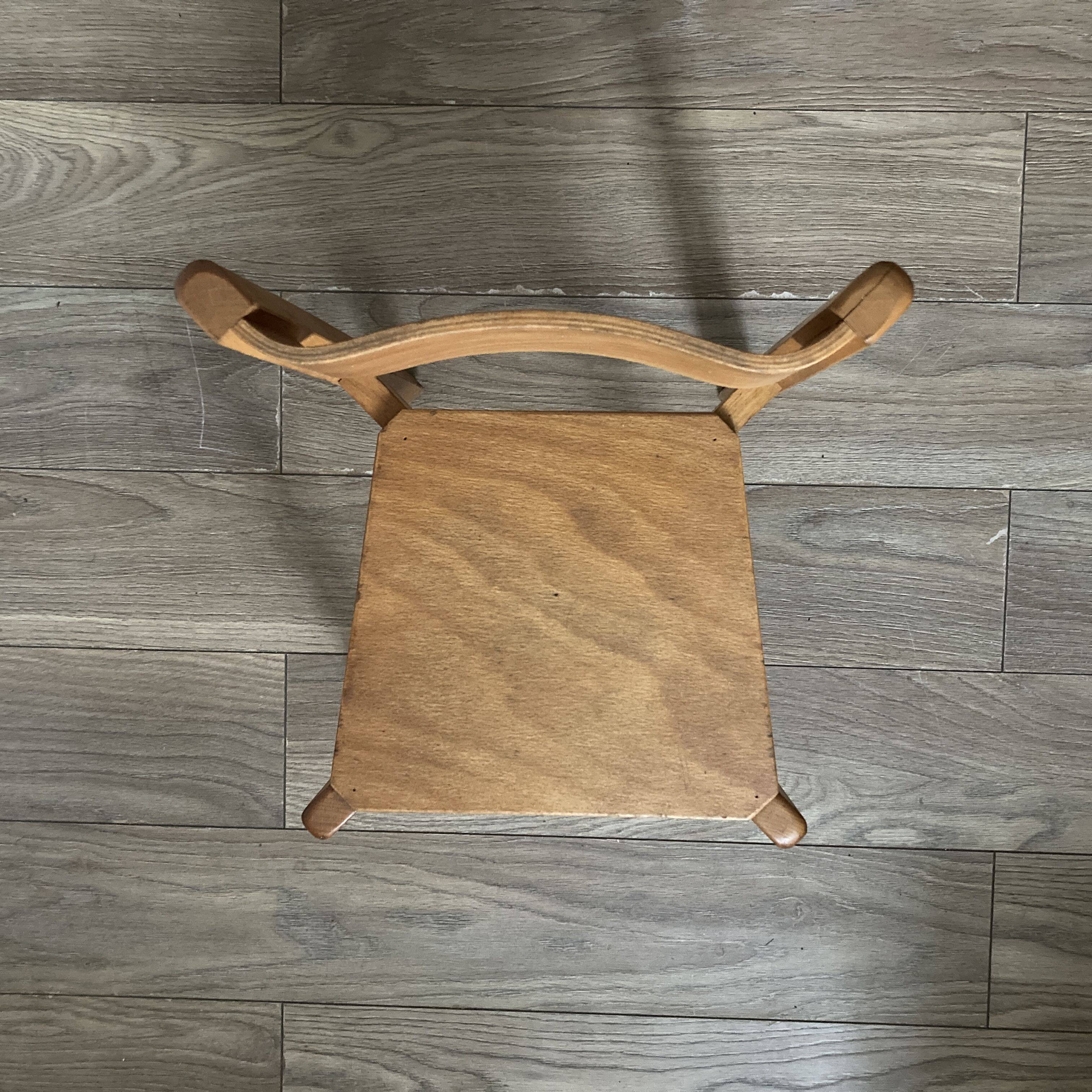 Wooden children's chair