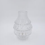 Clear crystal vase Val Saint Lambert - "Artichoke" model - Circa 1960