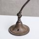 Antique Metal Frosted Glass Desk Lamp