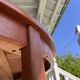 Extendable round teak table by Bertil Fridhagen for Bodafors