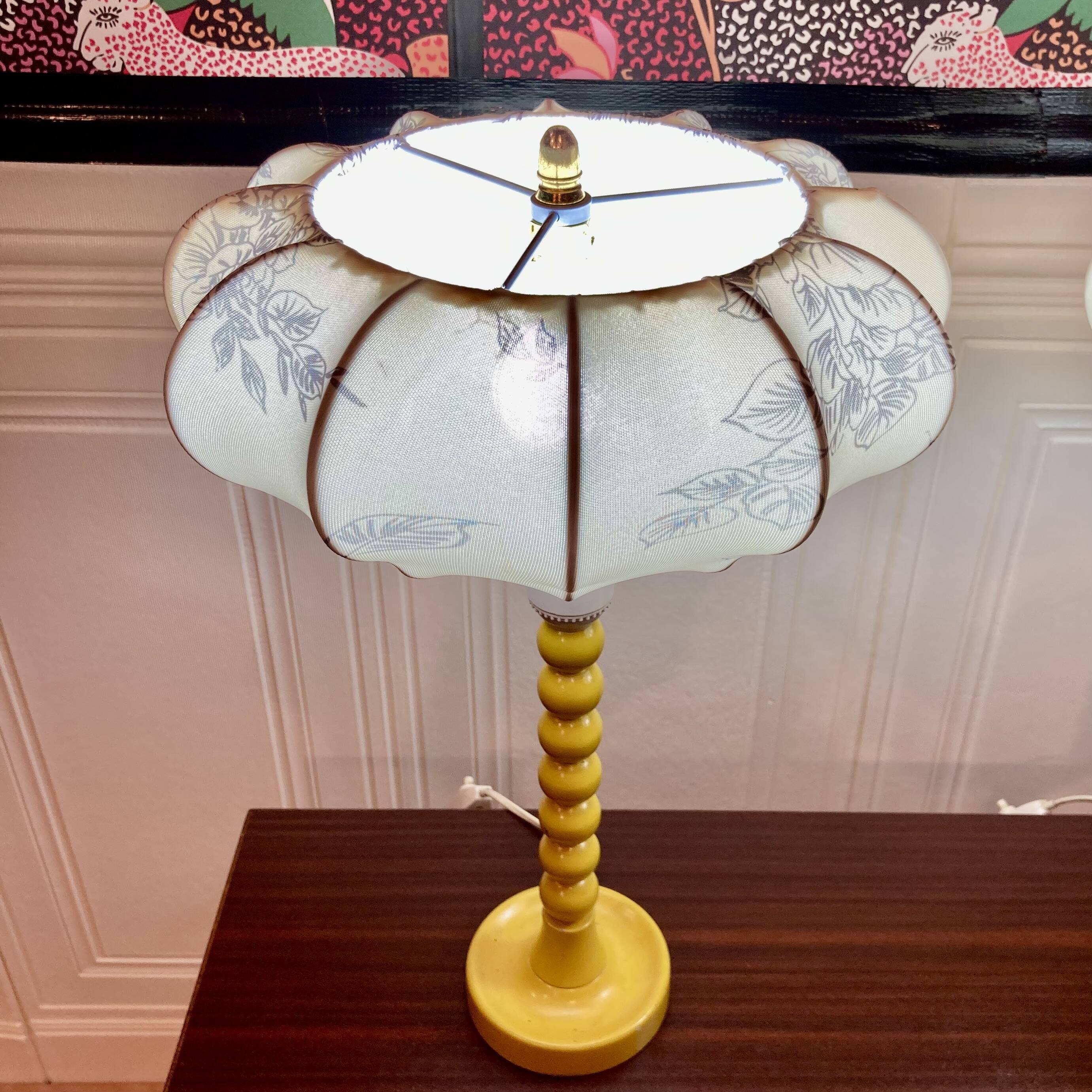 Pair of Scandinavian design lamps from the 1960s.