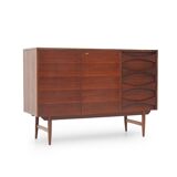 Mahogany sideboard with drawers, 1950s