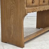 1970s, Danish chest of drawers, oak wood, original good condition.