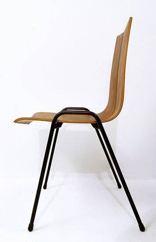 Chaise suisse « GA » par Hans Bellmann pour Horgen-Glarus, années 1960 - vendu à l'unité / 3 disponibles
