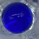Daum France 🇫🇷 blue ball ashtray / pocket emptier