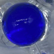 Vide poche / cendrier Daum France 🇫🇷 boule bleue