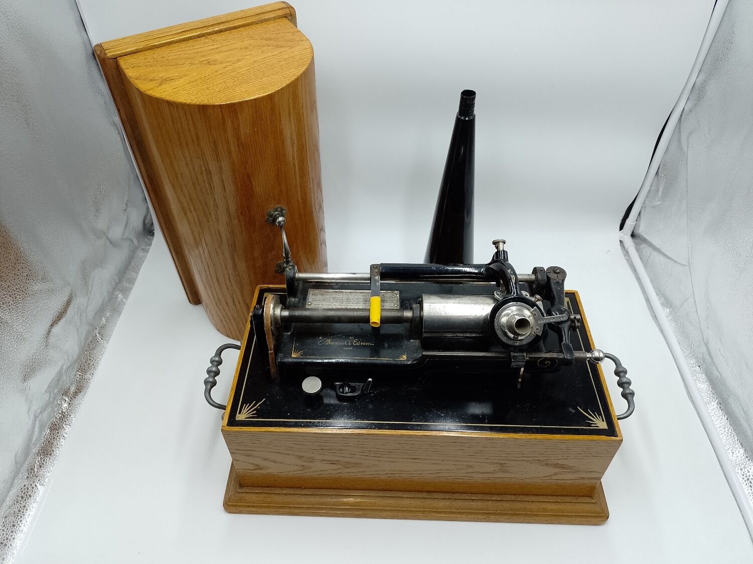 Thomas Edison cylinder phonograph