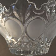 Cup on foot a fruit compotier glass crystal art deco