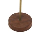 Scandinavian teak and metal floor lamp, Sweden, 1960