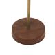 Scandinavian teak and metal floor lamp, Sweden, 1960