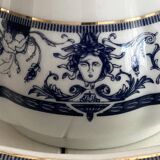 You & Me Coffee Set Fine Italian Porcelain "Belle Époque" Duo Blue