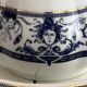 You & Me Coffee Set Fine Italian Porcelain "Belle Époque" Duo Blue