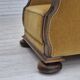Fauteuil relax danois des années 60, revêtement en velours jaune honning, bois de chêne.